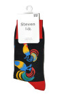 Pánske ponožky Steven art.118 Folk 39-46 černá 43-46