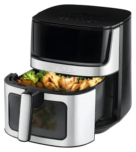 Zelmer ZAF8800 čierna / Teplovzdušná fritéza / 2000 W / 8 l / 10 programov / dotykový LCD displej (ZAF8800)