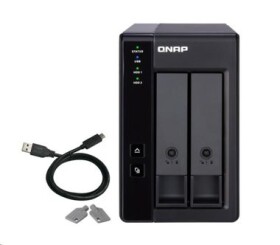 QNAP TR-002 / Rozširujúca jednotka pre PC amp; QNAP NAS / 2x SATA / 1x USB 3.1 typu C - Gen 2 (TR-002)