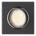 Philips Peridot Rec Kit Sq čierna / Zapustené svietidlo / hranaté / GU10 / 7W / IP20 (SKL000509974)