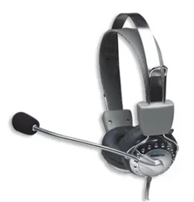 Manhattan Standart stereo headset / čierna (175517-MA)