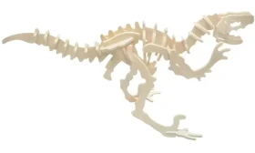 Woodcraft Drevené 3D puzzle Velociraptor