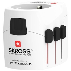 Skross 1302460 cestovný adaptér Pro Light USB (2xA); 1302460