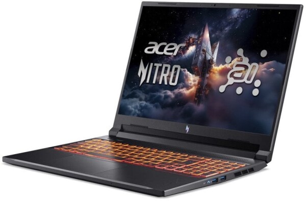 Acer Acer | Nitro V 16 AI ANV16-42-R1PE | Shale Black | 16 " | IPS | WUXGA | 1920 x 1200 pixels | AMD Ryzen 5 | 240 | 16 GB | DDR5 | Solid-state drive capacity 512 GB | NVIDIA GeForce RTX 5050 | GDDR7 | 8 GB | Windows 11 Home | 802.11ax | Bluetooth v...