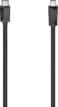 HAMA USB-C 2.0 čierna / Kábel / USB-C - mini USB / 0,75 m / 480 Mbit/s (200643)