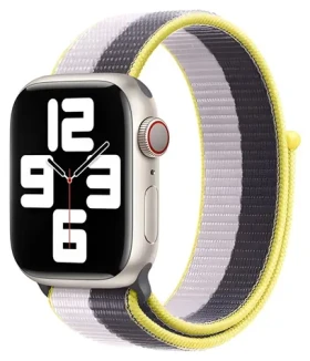 Devia Nylon Braided Two-Tone Loop Lilac (fialová) / Remienok pre Apple Watch / 44/45/46 mm (6938595364747)