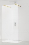 Sprchová zástena Walk-in 140 cm SAT vo farbe profilu zlatá SATBWI140ZAVZ SATBWI140ZAVZ