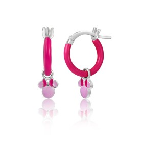 Disney Strieborné kruhy s príveskami Minnie Mini ES00112SL.CS