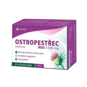 NOVENTIS Pestrec max 3500 mg 50 kapsúl