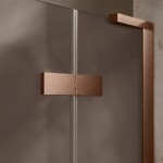 REA/S - Sprchové Dvere Hugo 90 Copper Brush KPL-K6961