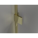 MEXEN/S - Lunar L Sprchová zástena WALK-IN pravá 50 x 200, transparent 8 mm, zlato 830L-050-000-50-00-P