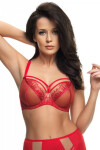 Dámska podprsenka 496 Paradise red - GORSENIA Červená 75/J