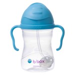 B.box Hrnček so slamkou 240 ml - čučoriedka EUR