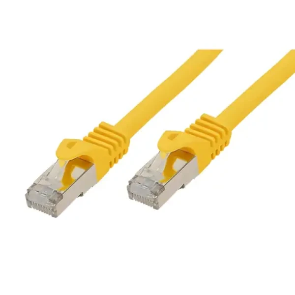 Shiverpeaks BASIC-S Cat7 slim žltá / Patch kábel / U/FTP / RJ-45 / 1 m (BS75511-SLY)