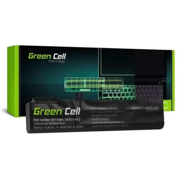 Green Cell Batéria BTY-M6H pre MSI GE62 GE63 GE72 GE73 GE75 GL62 GL63 GL73 GL65 GL72 GP62 GP63 GP72 GP73 GV62 GV72 PE60 (MS16)
