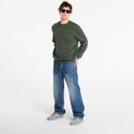 Mikina FRED PERRY Crew Neck Sweatshirt Court Green/ Snow White/ Navy S