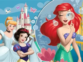 Trefl - Puzzle - Disney princeznej: Krásny princeznovský deň