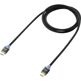 SpeaKa Professional HDMI prepojovací kábel Zástrčka HDMI-A, Zástrčka HDMI-A 3.00 m čierna SP-7870028 4K UHD, audio return channel, opletený, s LED HDMI kábel; SP-7870028