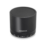 Omega OG47B Bluetooth reproduktor / 3W / FM / micro SD / hliníkový / čierny (OG47B)