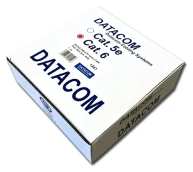 DATACOM UTP flex CAT6 50m šedá / Sieťový kábel / PVC / lanko (1383)