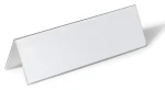 Durable Stolová menovka 105/210x297 mm transparentná / Stolová menovka / vymeniteľné vložky / obojstranne čitateľná (805319)