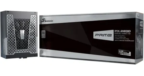 Seasonic Prime PX-2200 2200W ATX 3.1 čierna / PC sieťový zdroj / 2200 W / 80+ Platinum (PRIME-PX-2200-ATX30)