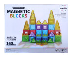 Mamido Mamido Magnetická stavebnica 160 dielov Dúhové XL