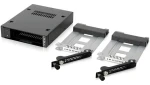 Icy Dock Rámček 2,5" pre MB492SKL-B čierna, strieborná / Rámček pre HDD/SSD / SATA/SAS / kovový, so zámkom (MB492TKL-B)