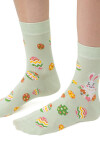 DÁMSKE VEĽKONOČNÉ PONOŽKY 136 zelená 35-37