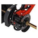 Mamido Detská benzínová štvorkolka RamiGO DESERT STORM LIFT 125CC červená