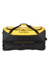 Cestovná taška na kolieskach Travelite Basics Wheeled Duffle exp. Black/yellow
