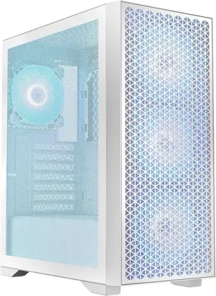 Logic Dart Pre ARGB Midi biela / micro-ATX / USB 3.2 Gen 2 / 2x USB 3.0 / ARGB / priehľadná bočnica (AT-DART-PRO-ARGB-20)
