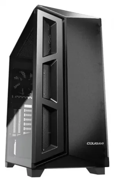 COUGAR Dark Blader X5 čierna / PC skriňa / ATX / micro-ATX / mini-ITX / priehľadná bočnica / bez zdroja / dopredaj (CGR-5UM3TB-X5)