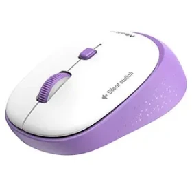 Meetion R571 bielo-fialová / Bezdrôtová myš / optická / 1600 DPI / 4 tlačidlá / 2,4 GHz (R571)