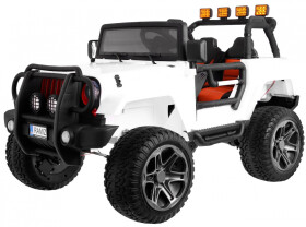 Mamido Elektrické autíčko Jeep Monster 4x4 biele