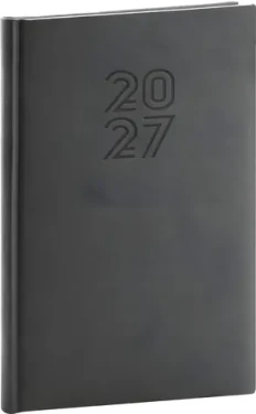 NOTIQUE Aprint 2027 čierny / Týždenný diár / 15 x 21 cm
