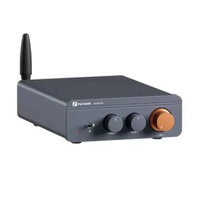 Fosi Audio BT20A Pro-48V modrošedá / Stereo zosilňovač / 300W / RCA / Repro OUT / Pre-OUT / Bluetooth 5.0 (6976136960300)