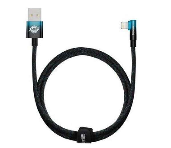 Baseus CAVP000021 MVP Kábel USB-A (M) - Lightning (M) 1 m čierno-modrá / 20W (CAVP000021)