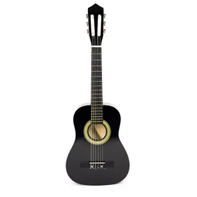ECOTOYS Detská gitara čierna 86 cm