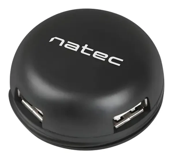 Natec Bumblebee čierna / USB rozbočovač / 3x USB-A 2.0 (NHU-1330)