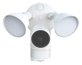 Foscam F41-W biela / Vonkajšia IP kamera / LED reflektor / siréna / 2560 x 1440 / Wi-Fi / IP65 (F41-W)