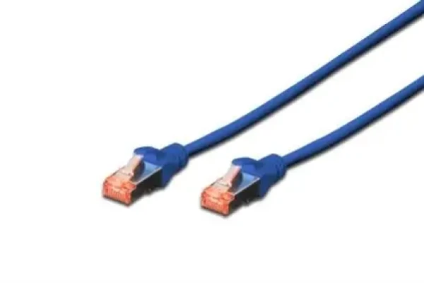 Digitus modrá / Patch kábel / Cat6 / S/FTP / AWG 27/7 / 1m (DK-1644-010/B)