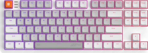Dark Project ALU87 Delta G3Ms Moonstone (DPKB_DELTA_87_ANSI)