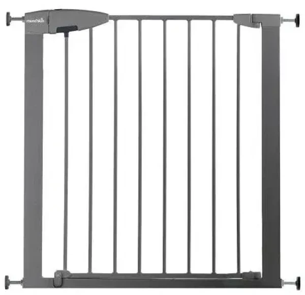 Munchkin - Bezpečnostná detská zábrana Easy Loc strieborná so 7 cm rozšírením / do 24 mesiacov (8595119388535)