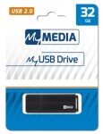 MyUSB Drive 32GB čierna / Flash Disk / USB 2.0 (MM0007)