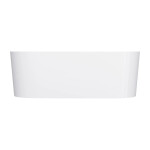 OMNIRES - OVO PZ+ voľne stojaca vaňa s prepadom 160 x 75 cm, biely lesk OVO160WWZPBP