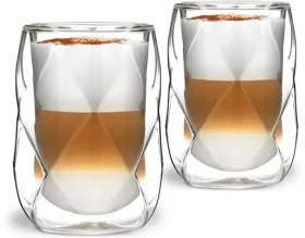 Vialli Design Geo / Sada pohárov s dvojitou stenou / 350 ml / 2 ks (5901638727589)
