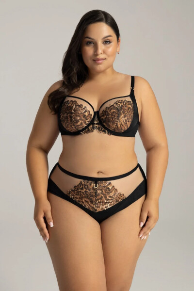 Nohavičky Ava 2144 S-3XL elegantní černá M