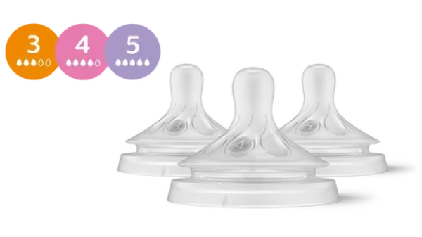 Philips Avent Natural Response SCY960/03 / Dudlík / mix 1m +, 3m +, 6m + / 3 ks (SCY960/03)