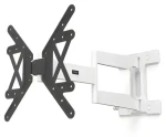 HAMA Ultraslim čierno-biela / Nástenný držiak TV / pohyblivý / predĺžený / VESA 400x400 / 32-65" / 50 kg